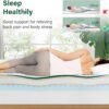 Twin XL Mattress Topper 4 Inch, 2 Inch High Density Foam Bed Topper Twin XL Size for College Dorm Bed Plus 2 Inch Ultra Comfy Mattress Pad Extra Long XL Single Bed Toppers - Image 4