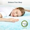 Sweetcrispy Mattress Topper Twin XL, Cooling Gel Infused Memory Foam Bed Toppers for Twin XL Size Bed, 3 Inch Thick Ultra Soft Mattress Pads for Sleeper Sofa, RV, Camper, CertiPUR-US Certified, Blue - Image 6