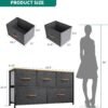 YITAHOME Dresser with 5 Drawers - Fabric Storage Tower, Organizer Unit for Bedroom - Image 4