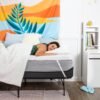 ViscoSoft 4 Inch Memory Foam Mattress Topper Twin XL - Select High Density Extra Long Ventilated Mattress Pad - Removable Bamboo-Rayon Cover - Image 3