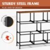 WLIVE Fabric Dresser for Bedroom - Storage Drawer Unit as TV Stand for 32-43 inch TVs - Wide Dresser with 8 Large Deep Drawers for Office, College Dorm, Rustic Brown - Image 9