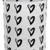 Toy Large Storage Bin-Cotton Storage Basket-Round Gift Basket with Handles for Toys,Laundry,Baby Nursery(Love Heart) - Image 2