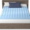 Vibe 4” Wave Convoluted Gel Memory Foam Mattress Topper, Twin XL - Image 2