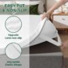 4 Inch Mattress Topper Twin XL, Gel Memory Foam Mattress Topper for Twin XL Size for College Dorm Bed, Gel Infused Foam Bed Topper for Extra Long XL Single Bed with Cover - Image 6
