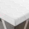4 Inch Mattress Topper Twin XL, Gel Memory Foam Mattress Topper for Twin XL Size for College Dorm Bed, Gel Infused Foam Bed Topper for Extra Long XL Single Bed with Cover - Image 2