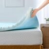 ZINUS 2 Inch Swirl Gel Cooling Memory Foam Mattress Topper, Smaller, More Convenient WonderBox Packaging, Cooling, Airflow Design, CertiPUR-US Certified, Twin - Image 2