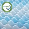 ZINUS 2 Inch Swirl Gel Cooling Memory Foam Mattress Topper, Smaller, More Convenient WonderBox Packaging, Cooling, Airflow Design, CertiPUR-US Certified, Twin - Image 9