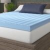 Vibe 4” Wave Convoluted Gel Memory Foam Mattress Topper, Twin XL - Image 4