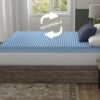 Vibe 4” Wave Convoluted Gel Memory Foam Mattress Topper, Twin XL - Image 7