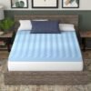 Vibe 4” Wave Convoluted Gel Memory Foam Mattress Topper, Twin XL - Image 9