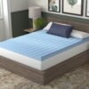 Vibe 4” Wave Convoluted Gel Memory Foam Mattress Topper, Twin XL - Image 3