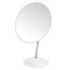 YEAKE Adjustable Flexible Gooseneck Makeup Mirror,360°Rotation Folding Portable Desk Vanity Mirror with Stand Shower Shaving Cosmetic Mirror Round Large - Image 2