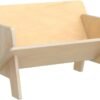 Wooden Tabletop Bookshelf Titled Desktop Bookshelf Cookbook Shelf,Small Bookcases for Magazine Books CDs,Book Rack Desk Book Organizer in Living Room/Office/Bedroom (Burlywood) - Image 6