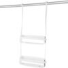Umbra Flex Hanging Shower Caddy, Bathtub Shelf and Bathroom Organizer, White - Image 4
