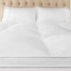 Superior Mattress Topper, Down Alternative, 2 Inch Deep Sized Bed Pillow Top, Comfort Pad, Fluffy Mattress-Topper Protector, Plush Cooling Extra Soft, Hotel Quality, All-Season, Twin XL, White - Image 9
