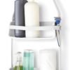 Umbra Flex Hanging Shower Caddy, Bathtub Shelf and Bathroom Organizer, White - Image 2