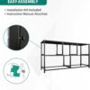 YITAHOME Dresser with 5 Drawers - Fabric Storage Tower, Organizer Unit for Bedroom, Living Room, Closets - Sturdy Steel Frame, Wooden Top (Cool Black Wood Grain) - Image 8