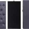 SUPER DEAL Velvet Storage Ottoman Bench Foldable Storage Chest Footrest Toy Box for Entryway, Living Room, Bedroom, 550 lb Load Capacity, 31.4x15.7x15.7 inches Dark Grey - Image 6