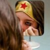 YEAKE Adjustable Flexible Gooseneck Makeup Mirror,360°Rotation Folding Portable Desk Vanity Mirror with Stand Shower Shaving Cosmetic Mirror Round Large - Image 6