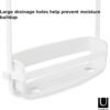 Umbra Flex Hanging Shower Caddy, Bathtub Shelf and Bathroom Organizer, White - Image 8