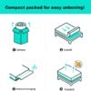 WAVV Gel Memory Foam Mattress Topper Cooling Mattress Pad Bed Medium Support,with Removable and Washable Cover,CertiPUR-US Certified. - Image 10