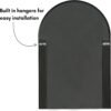 Americanflat 20x30 Framed Black Arched Mirror - Arched Wall Mirror for Bedroom, Entryway Hall, Living Room, and Black Mirror for Bathroom - Curved Arch Mirror for Room Décor - Image 8