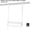 Umbra Flex Hanging Shower Caddy, Bathtub Shelf and Bathroom Organizer, White - Image 6