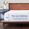 ViscoSoft Fiberfill Pillow Top Mattress Topper Pad Overstuffed Premium Support - Quilted Pillow Top - Deep Pockets for Secured Fit (Rayon from Bamboo, Twin) - Image 9
