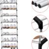 Stackable Small Shoe Rack, Entryway, Hallway and Closet Space Saving Storage and Organization (10-Tier, Black) - Image 6