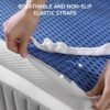 WAVV Gel Memory Foam Mattress Topper Cooling Mattress Pad Bed Medium Support,with Removable and Washable Cover,CertiPUR-US Certified. - Image 6