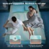BedsPick 3 Inch Twin XL Memory Foam Mattress Topper,Memory Foam Dorm XLong Single Mattress Pad Twin Extra Long Gel Infused Mattress Topper for College Dorm - Image 5