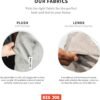 Big Joe Fuf Large Foam Filled Bean Bag Chair with Removable Cover, Gray Plush, Soft Polyester, 4 feet Big - Image 8
