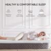 WAVV Gel Memory Foam Mattress Topper Cooling Mattress Pad Bed Medium Support,with Removable and Washable Cover,CertiPUR-US Certified. - Image 3
