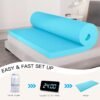 2 Inch Mattress Topper, Airensky Gel Memory Foam Mattress Topper Queen Size, Cooling Gel Infused Foam Mattress Topper, Single Bed Topper, CertiPUR-US Certified 60” x 80” - Image 7