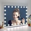 31.5"x 23.6" Vanity Mirror Makeup Mirror with Lights,10X Large Hollywood Lighted Vanity Mirror with 24 Dimmable LED Bulbs,3 Color Modes,Touch Control for Bedroom,Tabletop or Wall-Mounted,White - Image 8