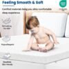 3 Inch Gel Memory Foam Mattress Topper Queen for Back Pain Pressure Relief, Cooling Bed Topper with Washable Breathable Soft Cover, Non-Slip Straps Ventilated CertiPUR-US - Image 4