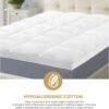 Superior Mattress Topper, Down Alternative, 2 Inch Deep Sized Bed Pillow Top, Comfort Pad, Fluffy Mattress-Topper Protector, Plush Cooling Extra Soft, Hotel Quality, All-Season, Twin XL, White - Image 7