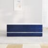 4 inch Folding Mattress, Tri Folding Memory Foam Mattress Topper, Twin Size - 38""x 75""x 4"", White - Image 5