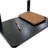 2PCS Floating NightstandBoard, Wood Floating Bedside Table -Simple Shape Wall Mounted Nightstand Small Hanging Night Stands for BedroomBoard (2Black) - Image 5