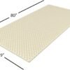 Twin Mattress Topper-Egg Crate Ventilated Foam Size, Beige - Image 3