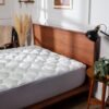 ViscoSoft Fiberfill Pillow Top Mattress Topper Pad Overstuffed Premium Support - Quilted Pillow Top - Deep Pockets for Secured Fit (Rayon from Bamboo, Twin) - Image 2