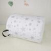 19.7" Round Canvas Large Clothes Basket Laundry Hamper with Handles,Waterproof Cotton Storage Organizer Perfect for Kids Boys Girls Toys Room, Bedroom, Nursery,Home,Gift Basket(Grey Star) - Image 6