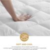 Superior Mattress Topper, Down Alternative, 2 Inch Deep Sized Bed Pillow Top, Comfort Pad, Fluffy Mattress-Topper Protector, Plush Cooling Extra Soft, Hotel Quality, All-Season, Twin XL, White - Image 5