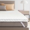 3 Inch Gel Memory Foam Mattress Topper King Size for Back Pain, Cooling Mattress Pad Bed Topper with Removable and Washable Bamboo Cover, CertiPUR-US & Oeko-Tex Certified – White - Image 2