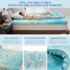 4 Inch Twin-XL Mattress Topper 7-Zone Memory Foam Mattress Topper - High Density Cooling Pad - Upgraded Ergonomics Memory Foam Mattress - Soft Bed Topper - CertiPUR-US and OEKO-TEX Certification - Image 6