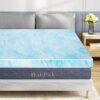 BedsPick 3 Inch Twin XL Memory Foam Mattress Topper,Memory Foam Dorm XLong Single Mattress Pad Twin Extra Long Gel Infused Mattress Topper for College Dorm - Image 2