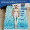 4 Inch Twin-XL Mattress Topper 7-Zone Memory Foam Mattress Topper - High Density Cooling Pad - Upgraded Ergonomics Memory Foam Mattress - Soft Bed Topper - CertiPUR-US and OEKO-TEX Certification - Image 4