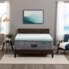 Beautyrest Thermagel Deluxe Cooling Pressure-Relieving Memory Foam Mattress Topper, Twin, 3-Inch, Blue - Image 2