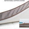 BedStory 3 Inch Mattress Topper Twin - Gel Infused Memory Foam Mattress Topper - Bed Toppers Twin Size with Removable & Washable Cover, CertiPUR-US Certified - Image 6