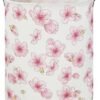 19.7" Pink Flower Laundry Basket,Kids Dirty Clothes Hamper,Waterproof Toys Storage Bin,Room Decor,Gift Baskets,Baby Nursery Hamper(Peach Blossom) - Image 2